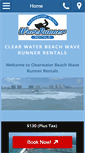 Mobile Screenshot of clearwaterbeachwaverunnerrentals.com